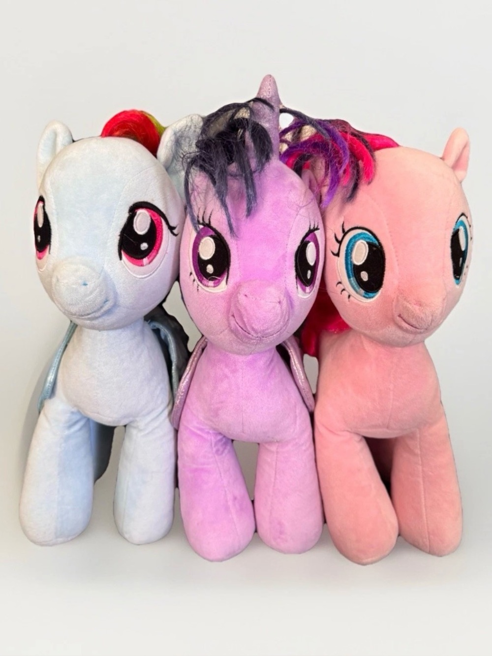 3 My Little Pony Build A Bear Plushies 16 Inch Pinkie Pie Dash Twilight Sparkle